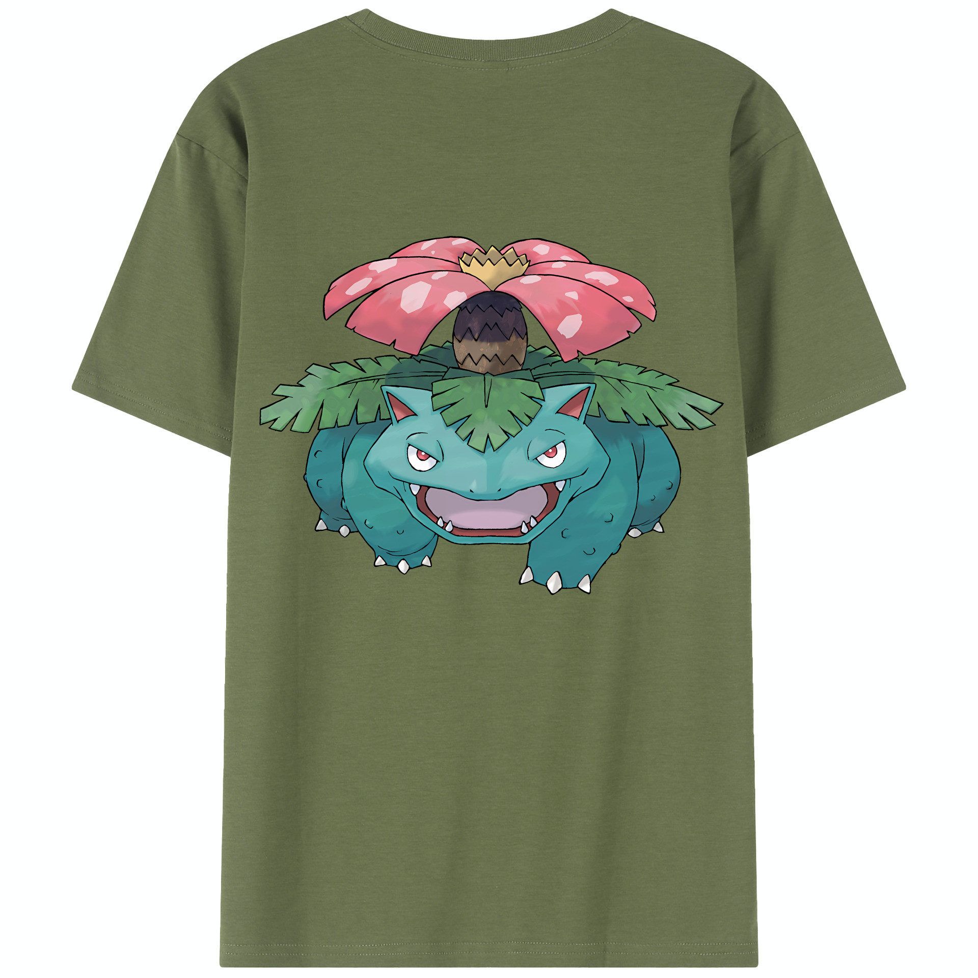 （画像用） ポケットモンスター Pokémon 綿100％半袖Tシャツ（背面プリント）